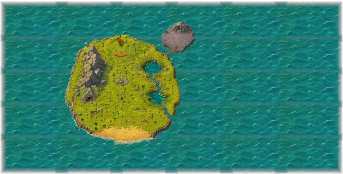 Map of the Starting Island