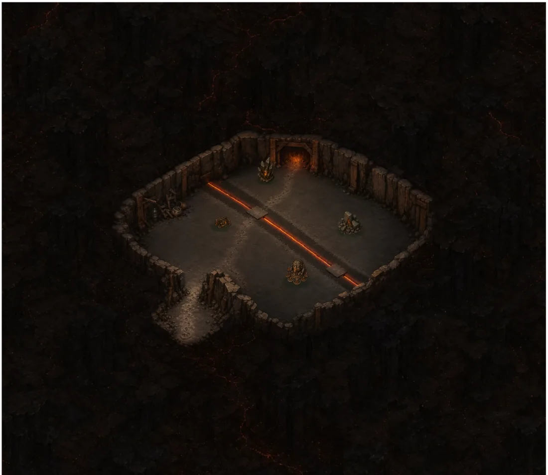 The Heart of the Mountain — Room 1