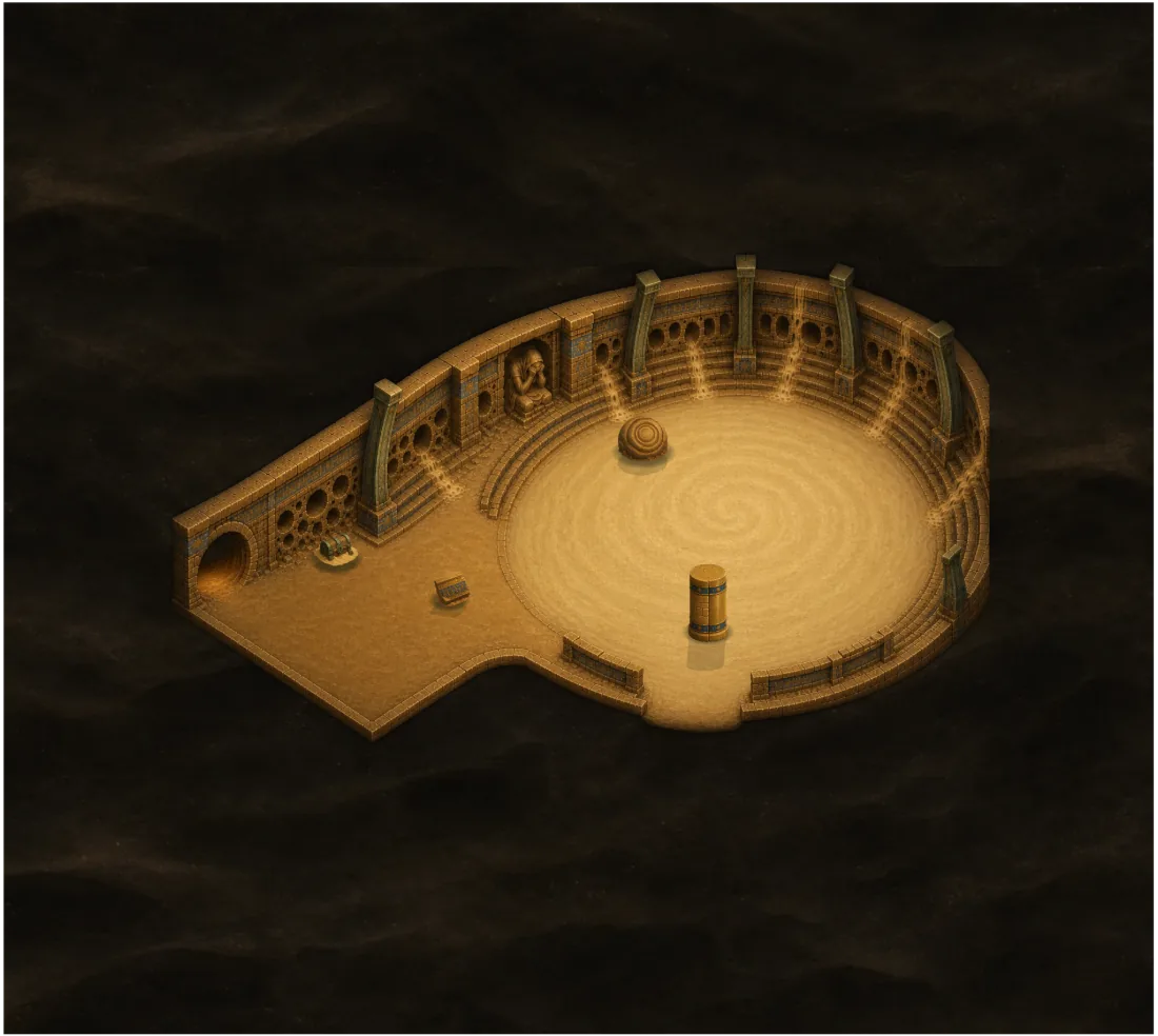 The Sandworm’s Chasm — Room 4