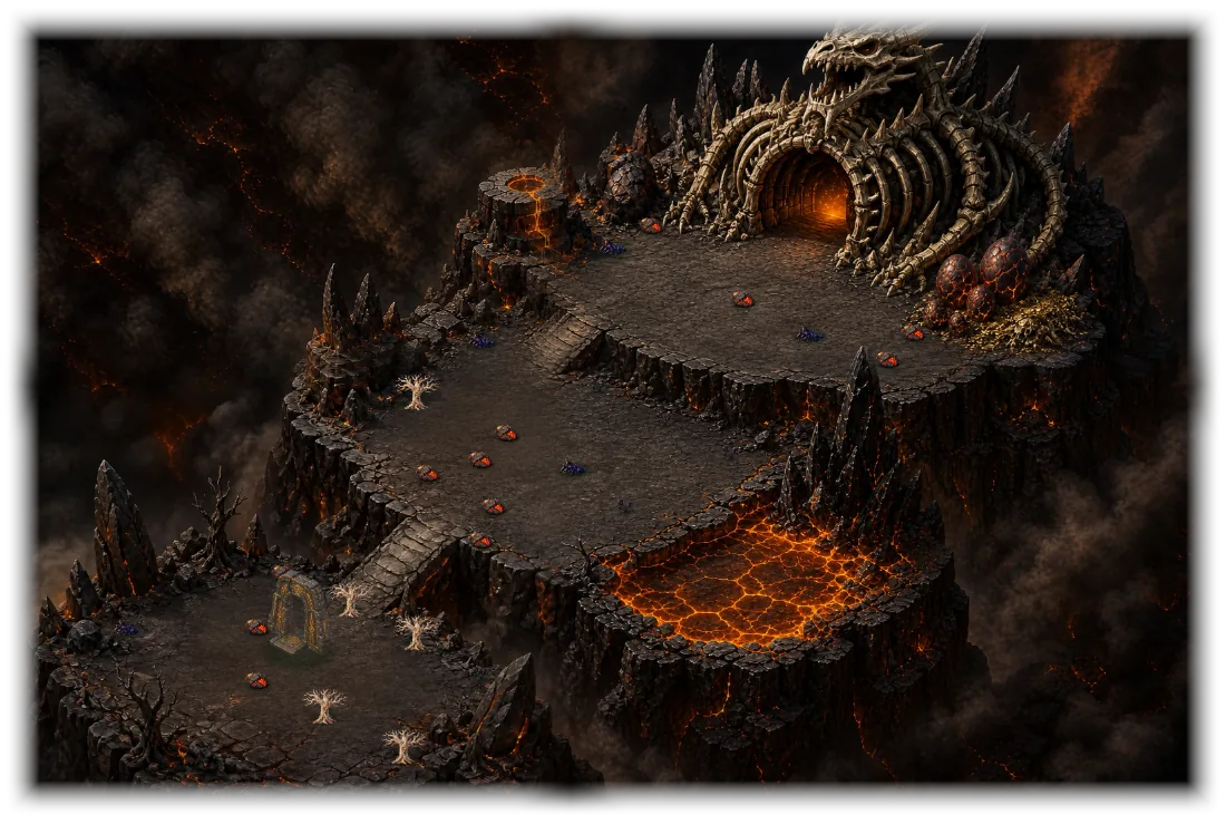 Map of The Draconic Peak
