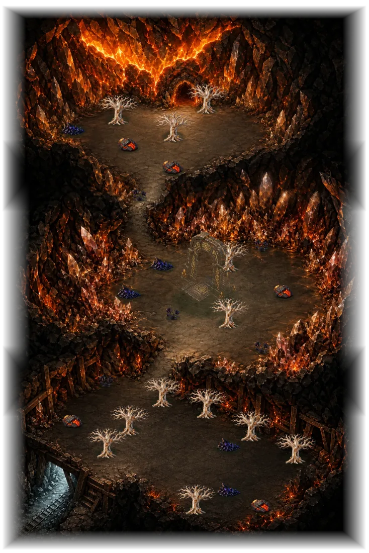 Map of The Rift Caves